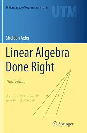 Cover of Linear Algebra Done Right